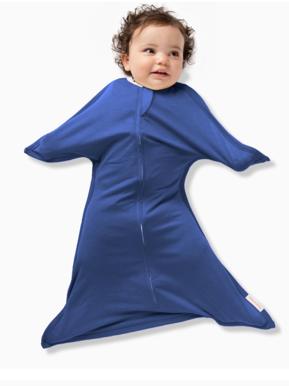 Sleeping Baby classic zipadee-zip swaddle  transition in navy